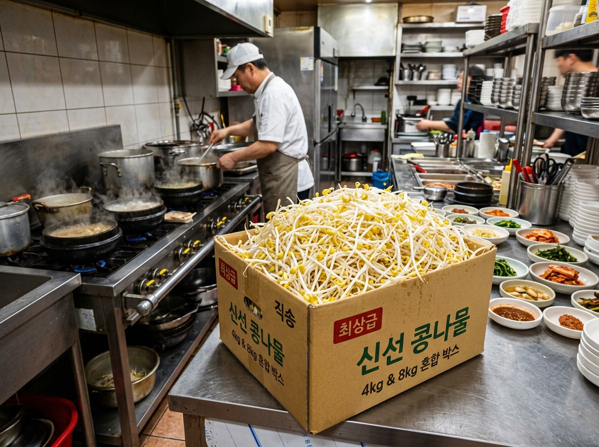 업소용 대용량 콩나물 박스